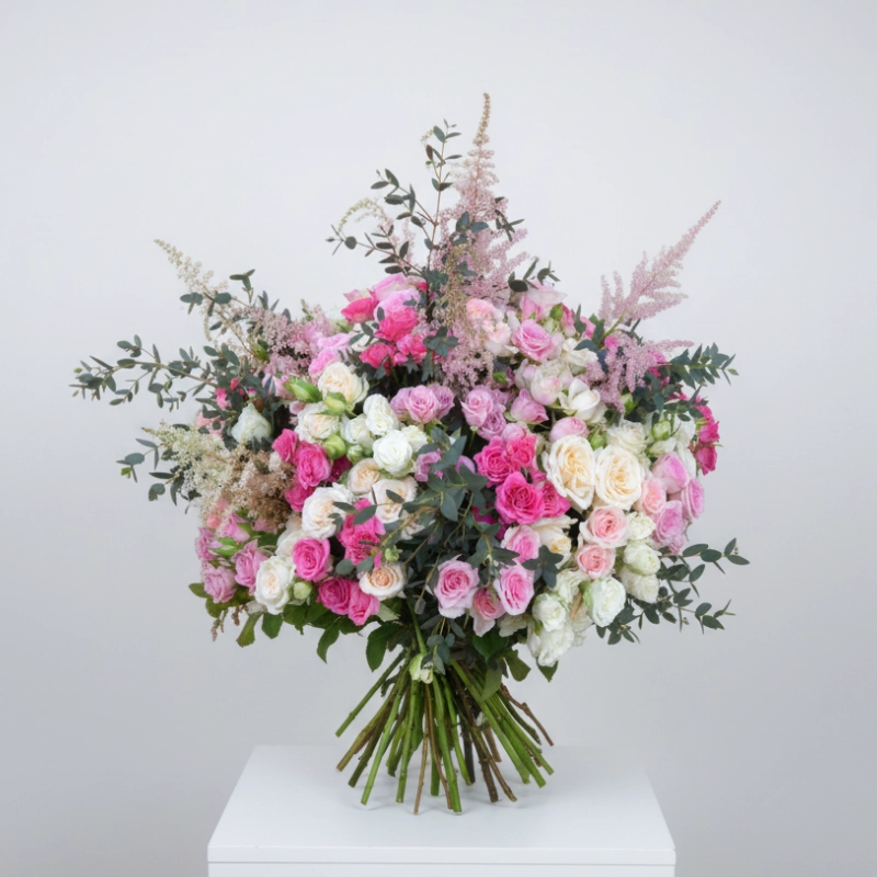 Petite Bloom Blush Flower Bouquet